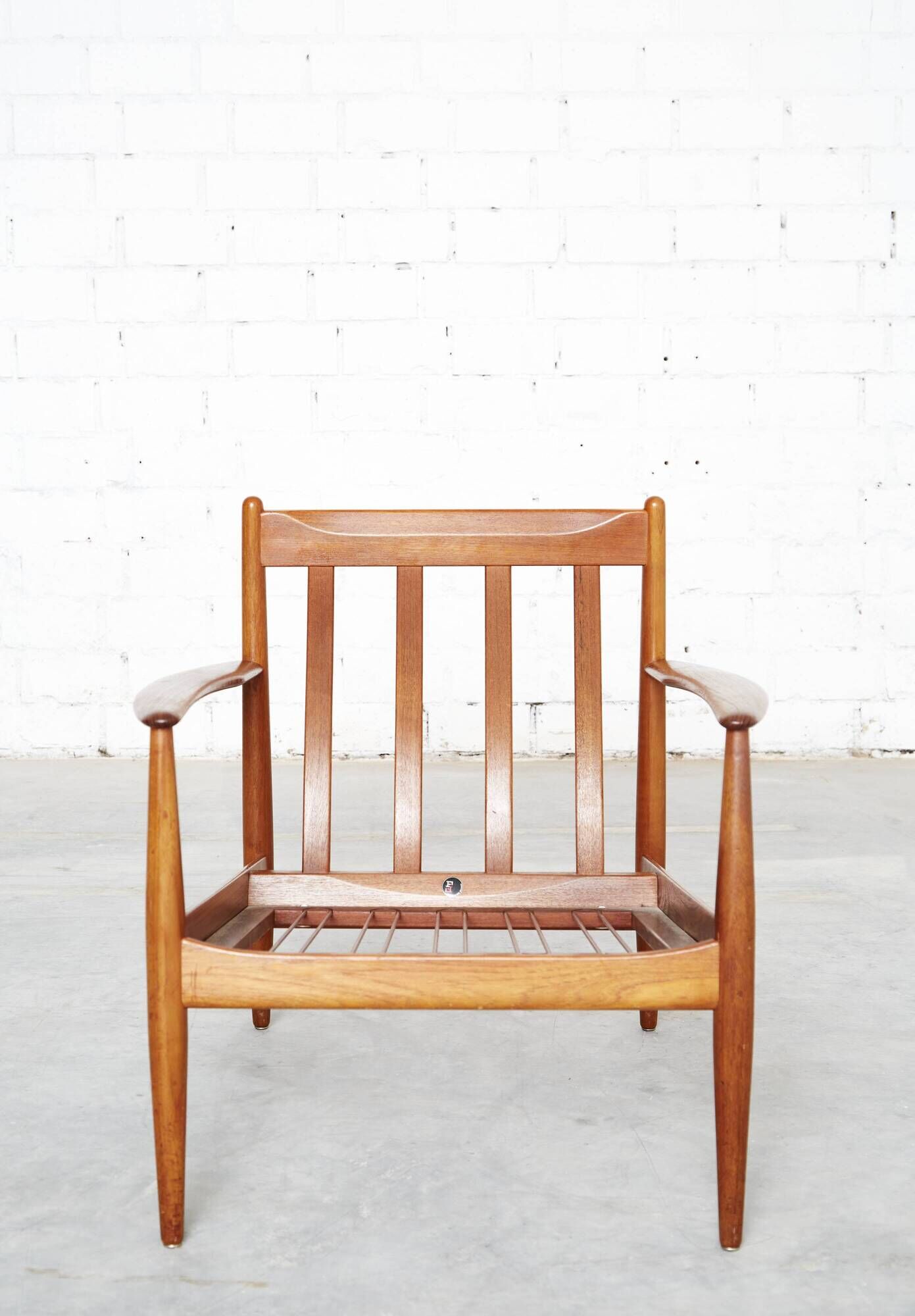 Mid-Century FD118 Teak Easy Chair by Grete Jalk for France &  Søn