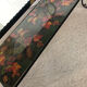 Vintage wrought iron coffee table with mirror and glass top