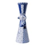 Candle holder in Delft blue