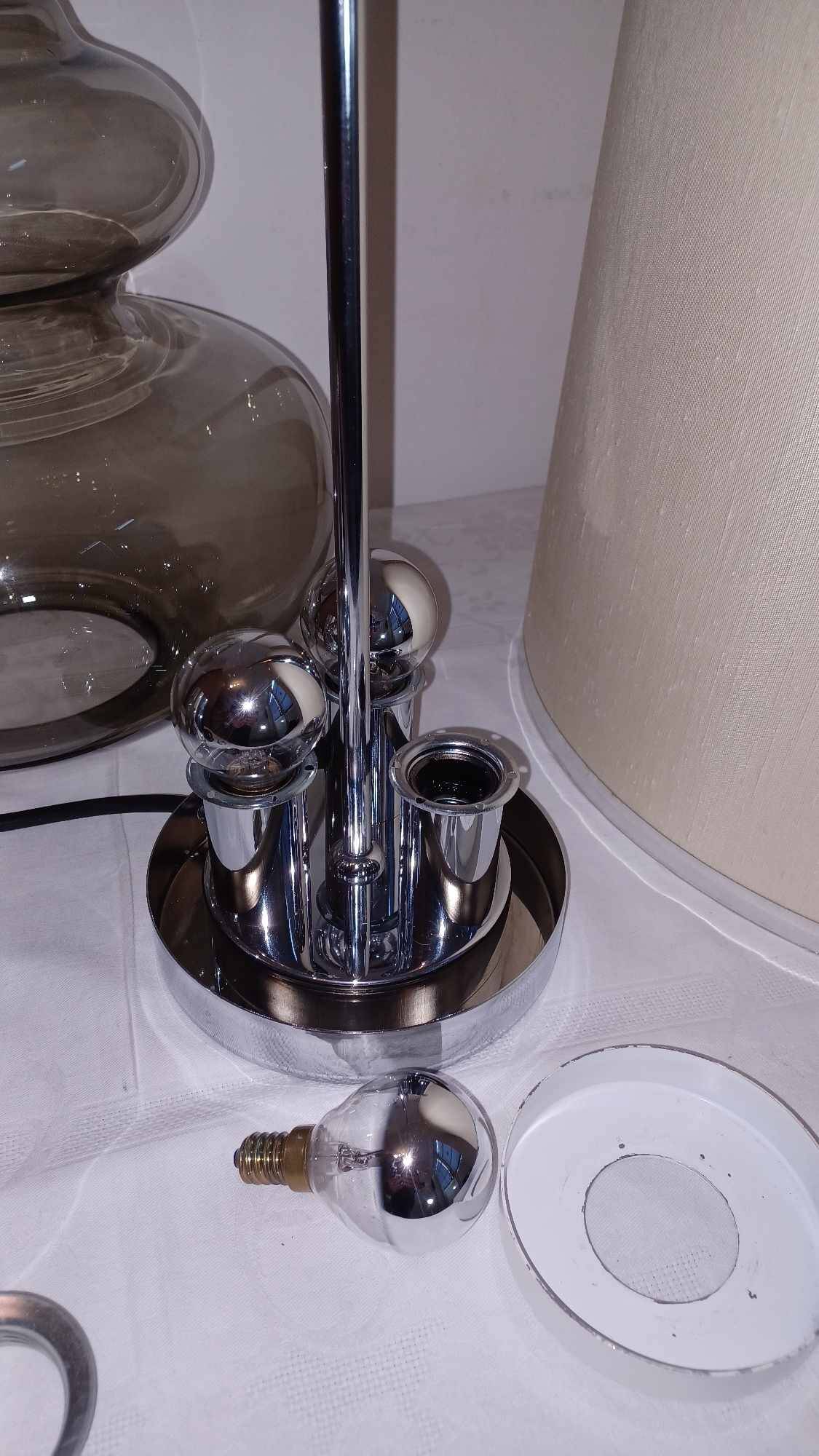 Mid-20th century table lamp by Doria Leuchten, 1970s.