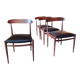 4 chaises scandinaves vintage design 1960 teck