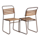 Chaises de jardin anciennes (vers 1920). Ensemble de 4 pièces #2