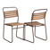 Chaises de jardin anciennes (vers 1920). Ensemble de 4 pièces #2