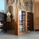 Large vintage display cabinet