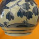 Pair of Asian porcelain vases. Blue décor.