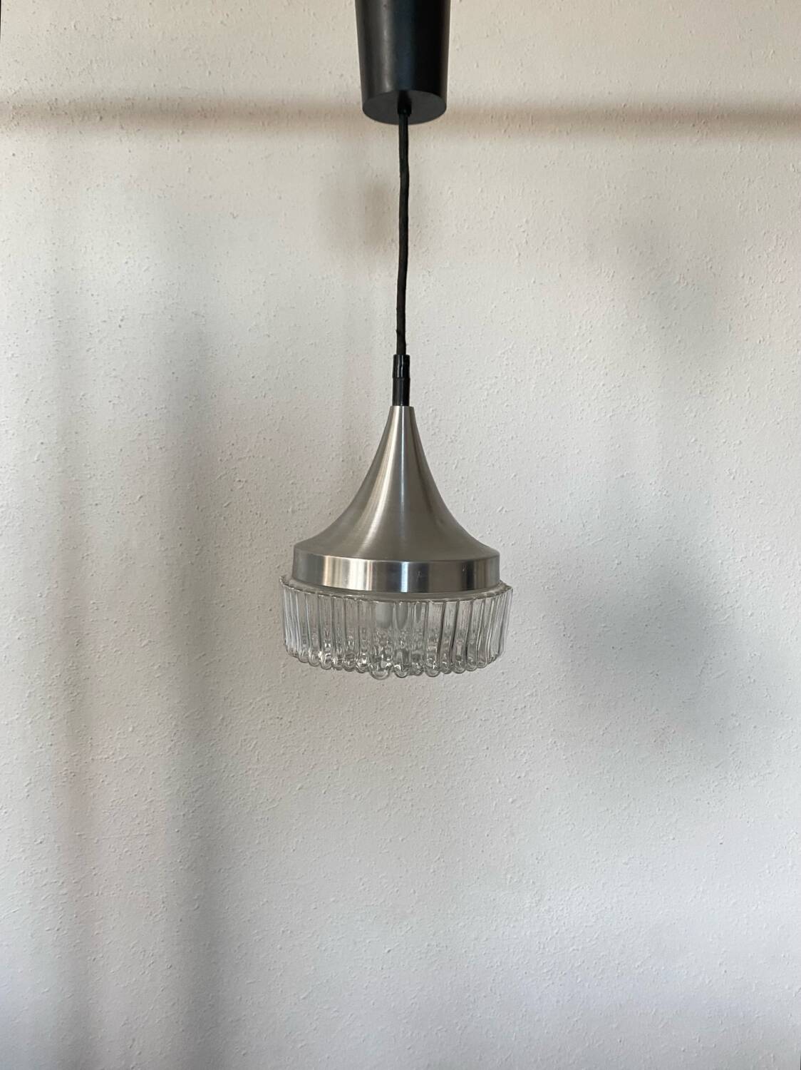 Scandinavian vintage bubble glass tulip pendant light