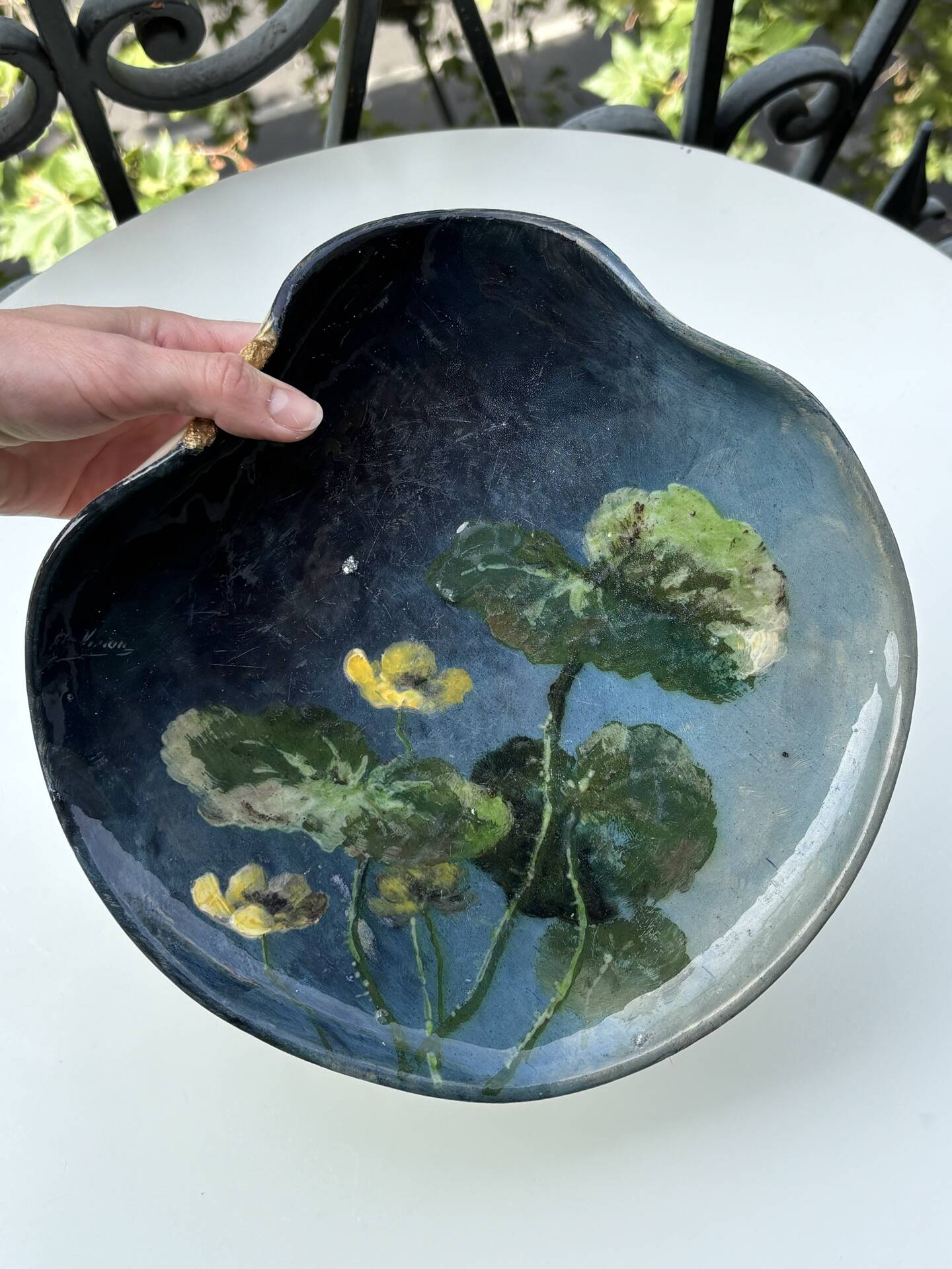 Plat décorative Art Nouveau - Virion