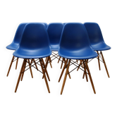 Suite de 6 chaises DSW, Charles & Ray Eames