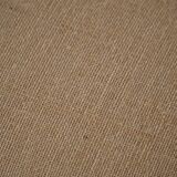 Henning Kjærnulf, set of 8 oak chairs with jute fabric, mid-century Danish, 1960s.