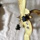 Assorted brass wall lights x4 rocaile style