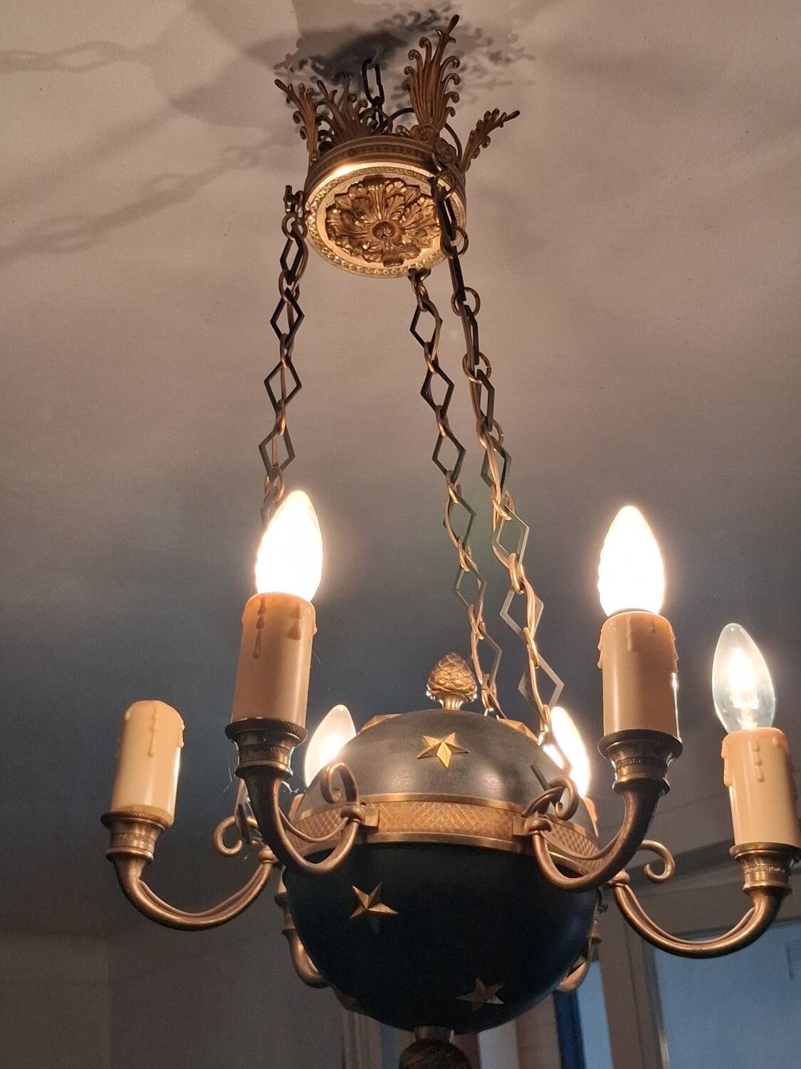 Napoleon III ball chandelier