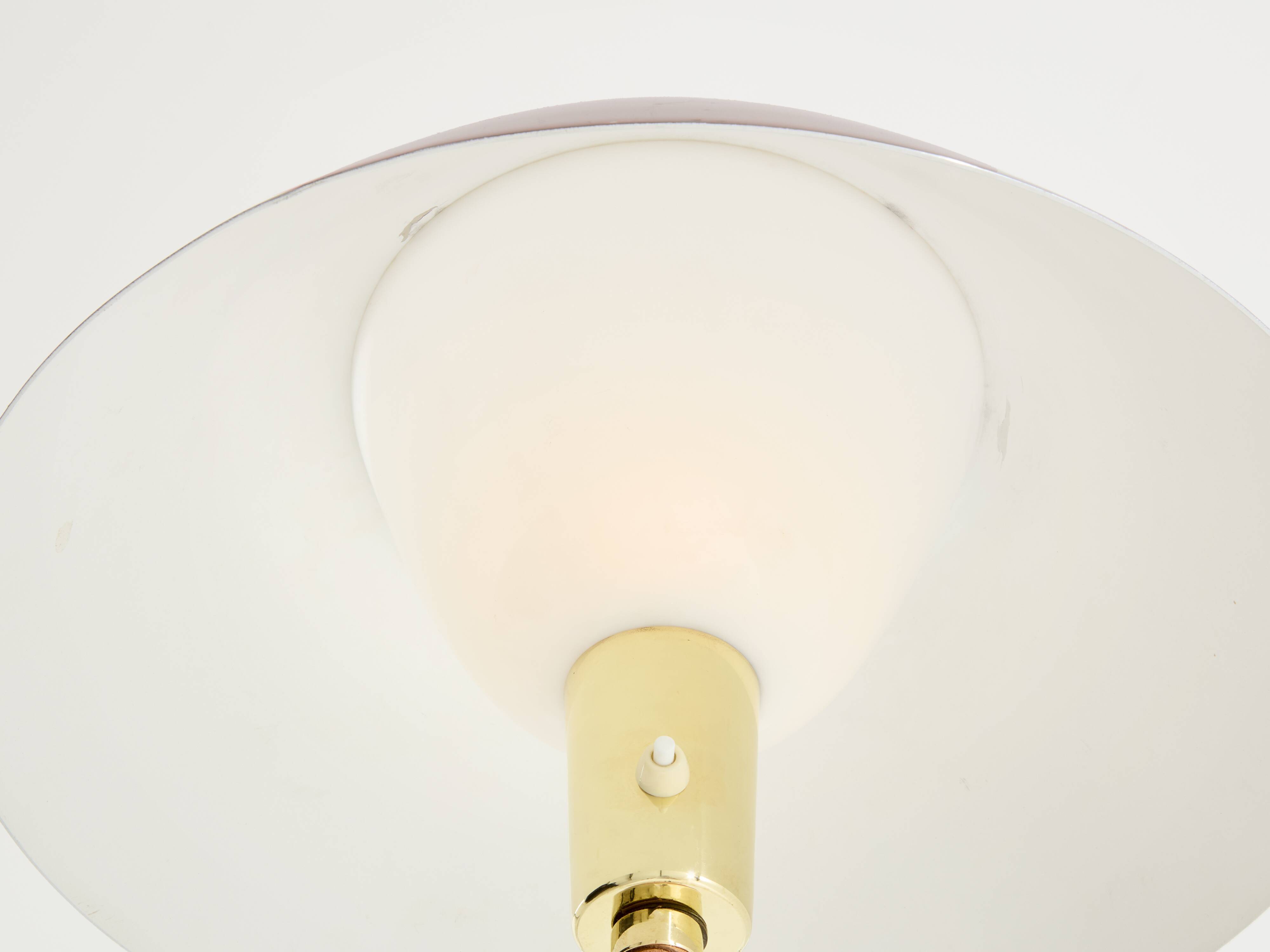 Lisa Johansson-Pape senator lamp brass and leather 1950