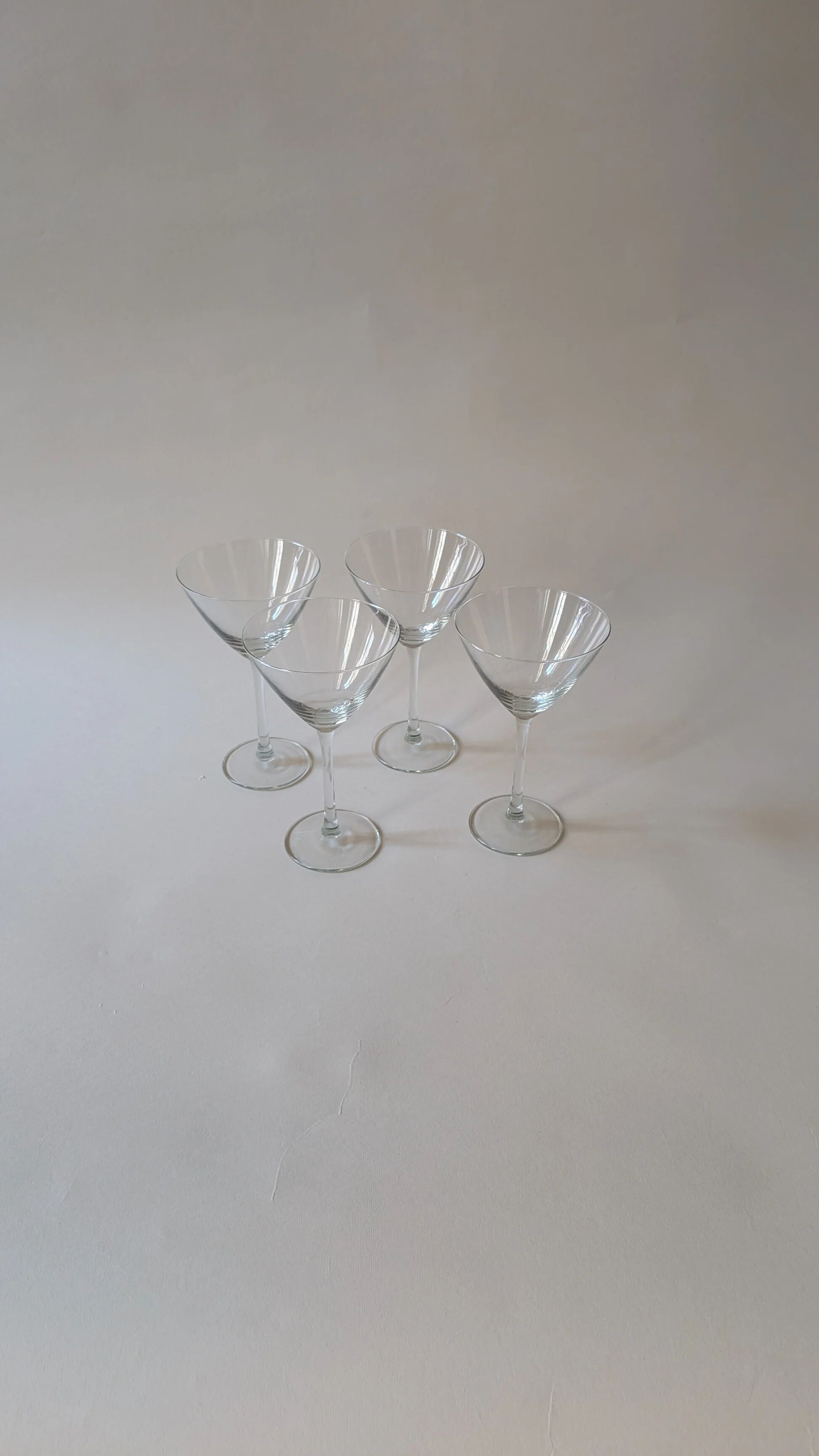 Lot de 4 verres à cocktail