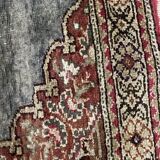 Vintage carpet in silk and cotton Kayseri Turkey 102x21cm