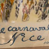 Affiche Carnaval de Nice J. Cavailles