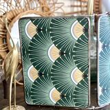 Vintage triptych barber mirror