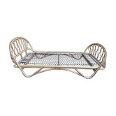 Rattan basket bed