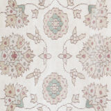 Small handmade pakistani floral wool area rug- ziegler rug- 82x192cm