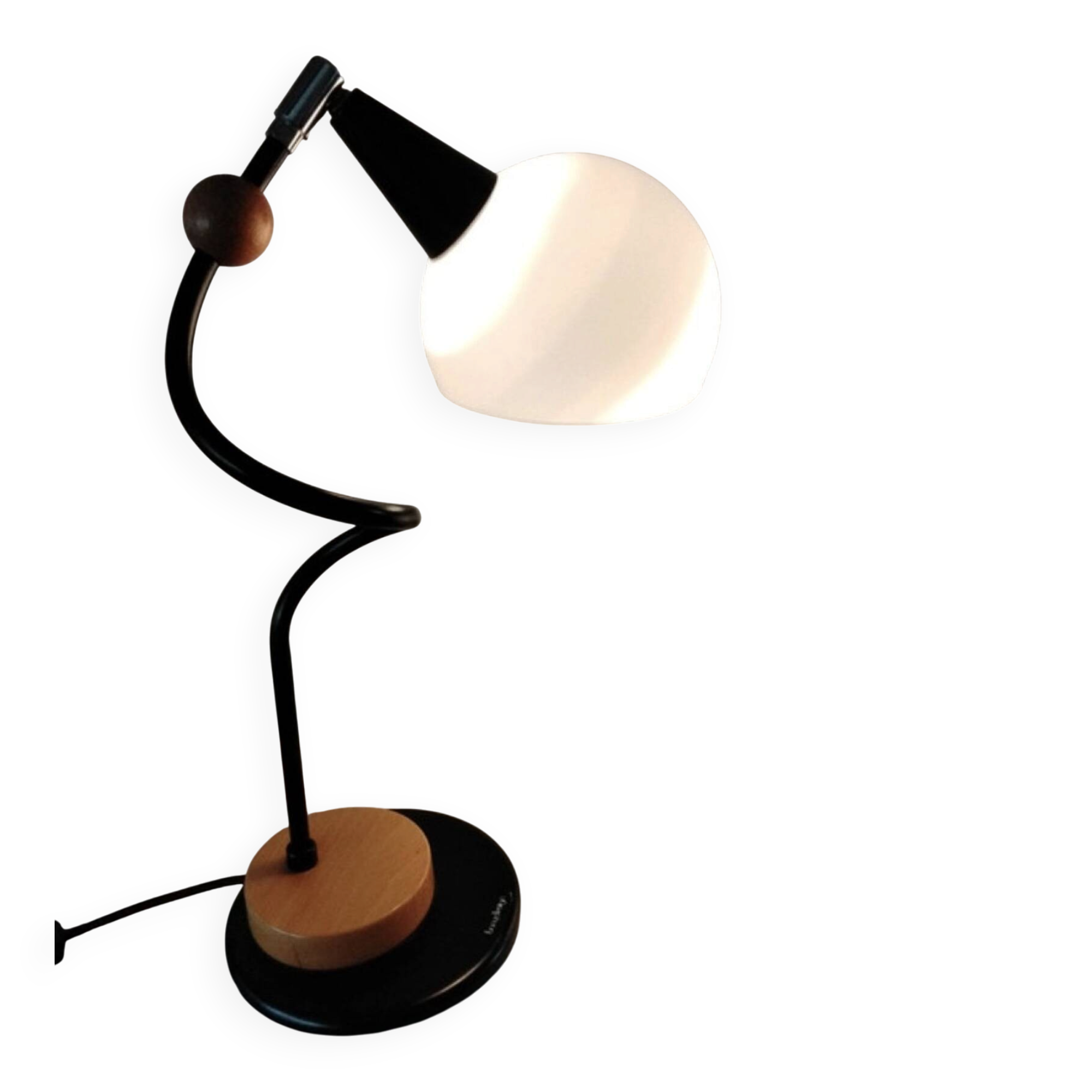 Magnificent vintage lamp with a bony design.