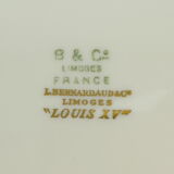 Porcelain pie service from Limoges Bernardaud model louis xv