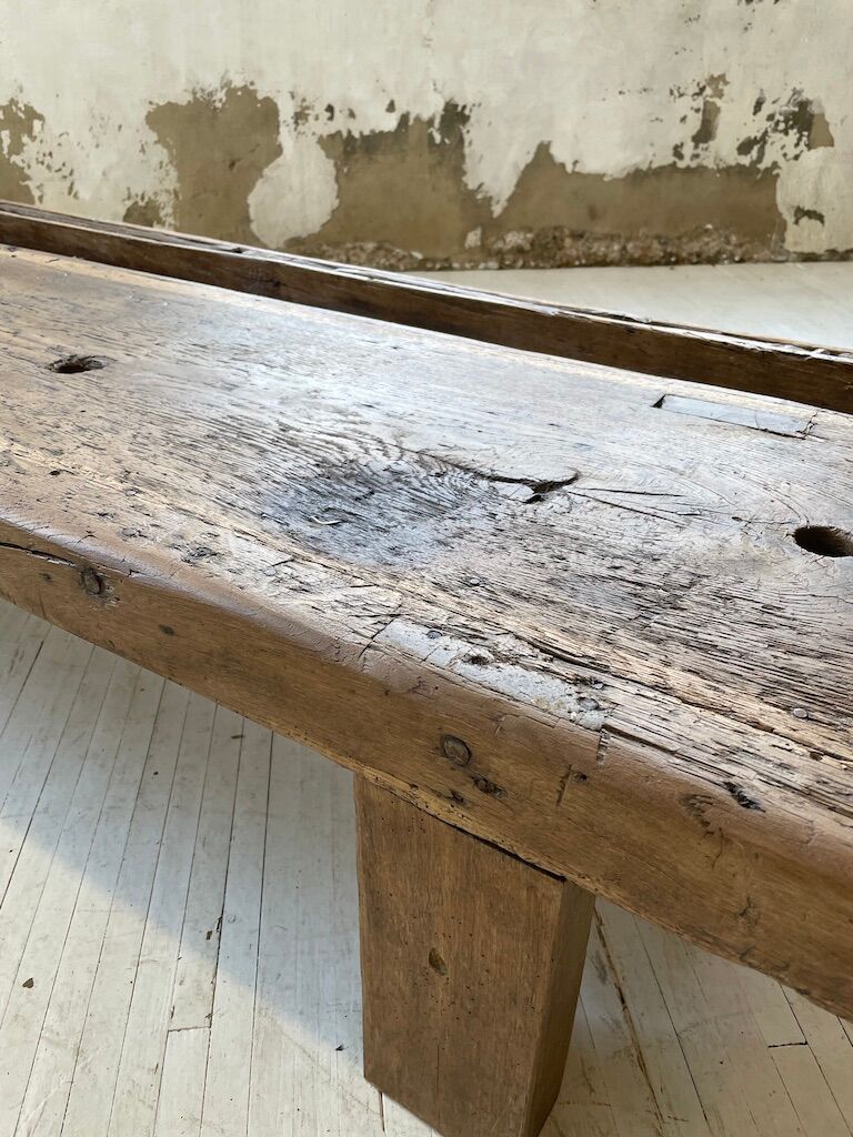 Brutally artisanal oak coffee table