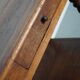 Antique oak 19th century French rustic console / drapers or side table