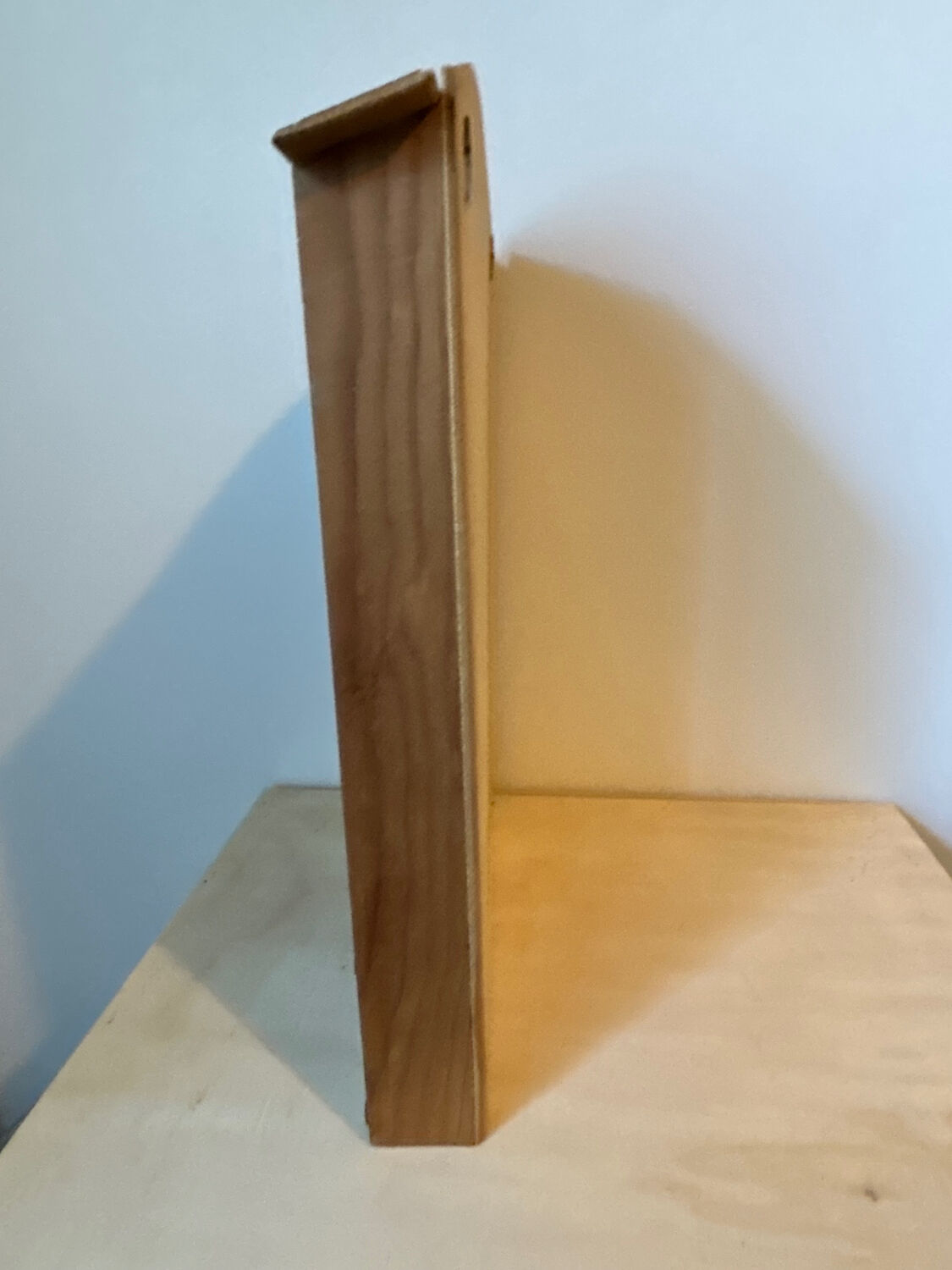 Wooden house shelf