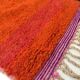 Moroccan Berber carpet Boujaad red with colorful flats 317x185cm