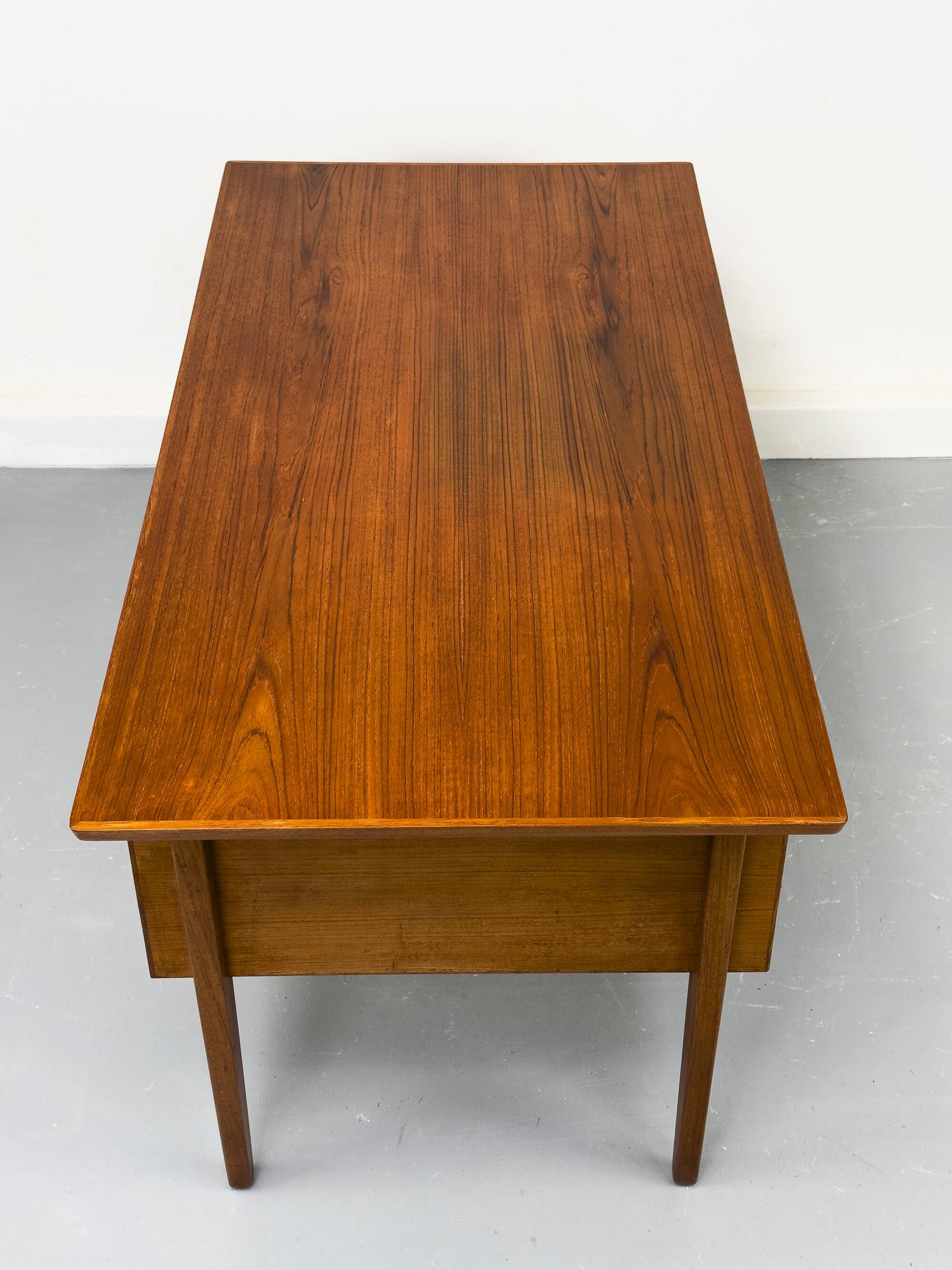 Danish Teak Desk with Drawers by H. Jørgensen for Fredericia, 1960s