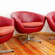 Set of swivel chairs, Czechoslovakia, 60s, Up Zavody Rousinov