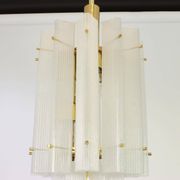 Murano glass ice pendant by Limburg, Germany, 1970s