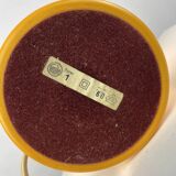 Yellow and white glass table lamp Temde Leuchten type 1