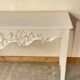 White patinated console