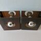 Pair of sconces in smoked Plexiglas by Jocelyne Trocmé model "disco"