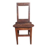 Chaise lorraine en bois, 18ème.