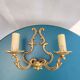 Paire d'appliques deux branches