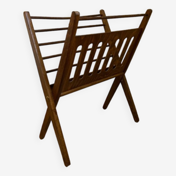 Porte-revues scandinave  par braakman pour pastoe , 1950s, bois