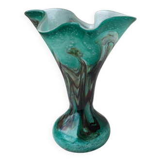 Vase verre soufflé