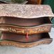 Commode sauteuse en bois de rose plateau en marbre rose