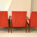 Set de 3 fauteuils à restaurer