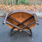 Vintage Roger Capron coffee table, ceramic and herbarium design, 105cm