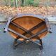 Vintage Roger Capron coffee table, ceramic and herbarium design, 105cm