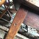 Table farm old spindle feet
