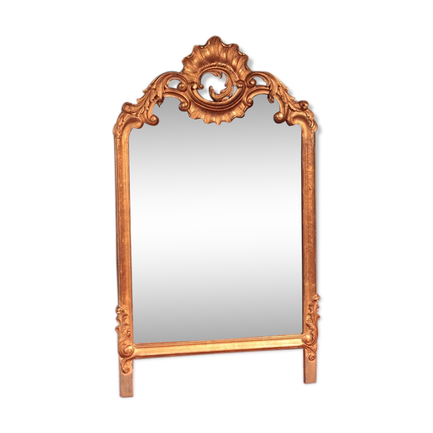Mirror Louis XV style gilded wooden XX