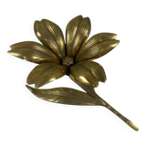 Cendrier fleur en laiton