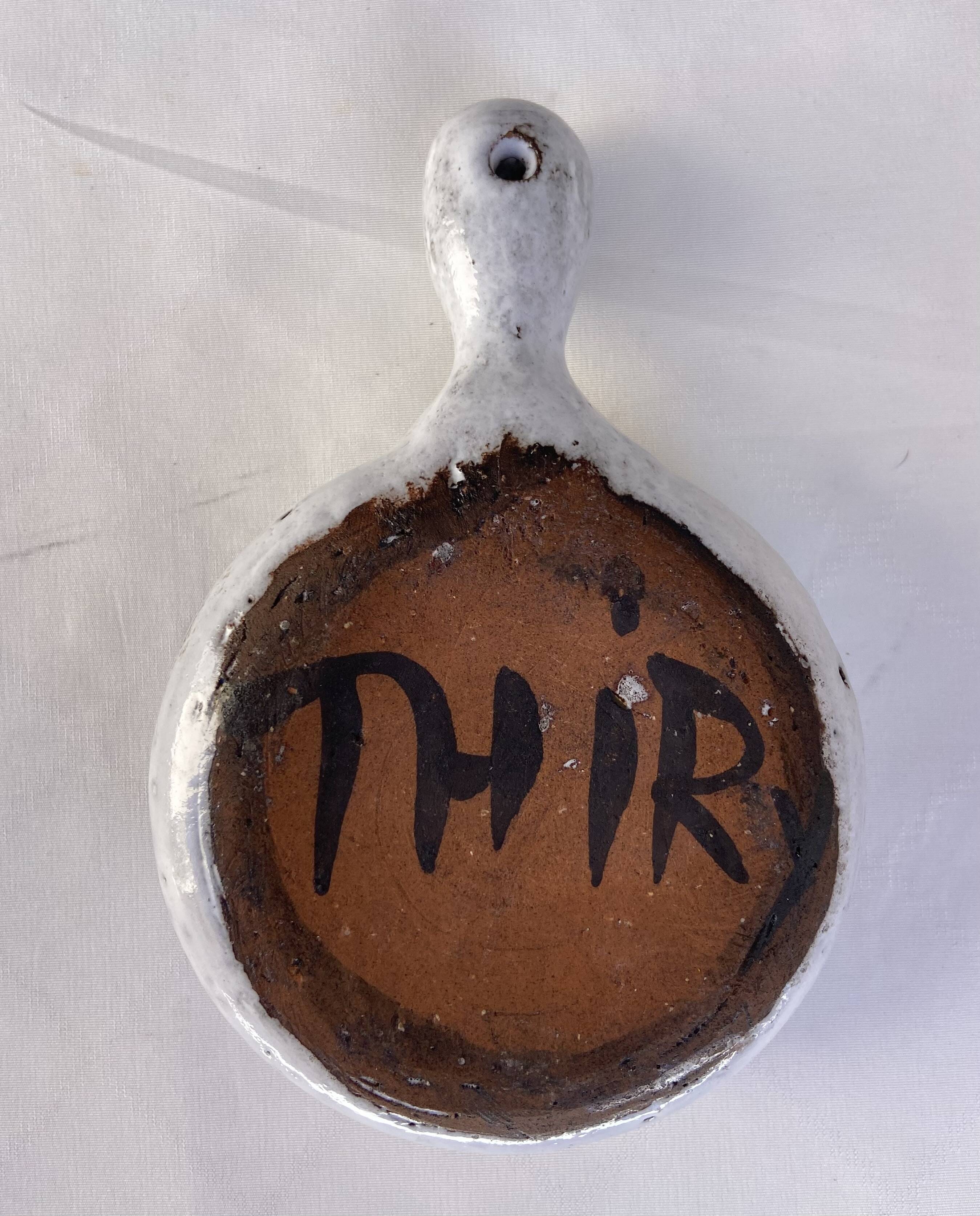 Two fondue pots by Albert Thiry