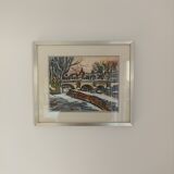 Gouache by Maurice Verdier (1919-2003)