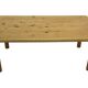 Vintage coffee table in pine 70s minimalist design