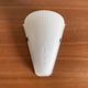 Pair of antique white glass wall lights vintage decoration