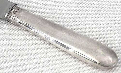 Cardeilhac Christofle 10 silver table knives Minerva Uniplat excellent condition
